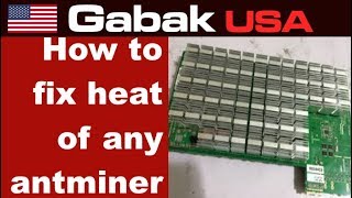 How to fix heat sink of any antminer S9 L3 D3 [upl. by George]