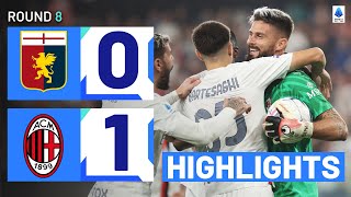 GenoaMilan 01  Crazy ending at the Marassi Goal and Highlights  Serie A 202223 [upl. by Eelorac]