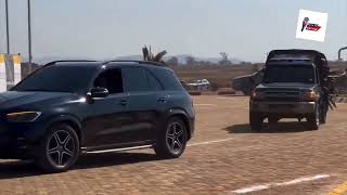 SADC Summit Motorcade yaPresident Mnangagwa ma1 aya 🔥 [upl. by Akinam]