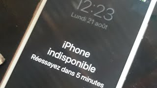 IPhone indisponible que faire [upl. by Ko549]