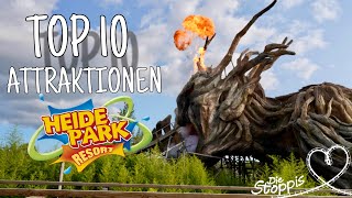 TOP 10 ATTRAKTIONEN IM HEIDE PARK 🎢🔥 [upl. by Gristede32]