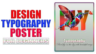 Typography Poster Design in Photoshop  Masking Effect Tutorial [upl. by Tiersten]