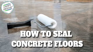 How To Seal Concrete Floors amp Exterior Part 6  ConcreteCamouflagecom [upl. by Curhan]