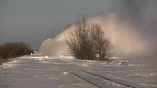 BNSF Rotary Giltner Subdivision S of Aurora NE 122809 [upl. by Iahs]