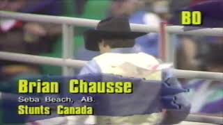 Stunts Canada bucks Brian Chausse  95 Calgary Bullbustin [upl. by Mukund]