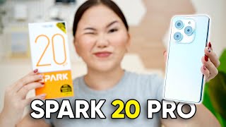 TECNO Spark 20 Pro Review The GOOD and the BAD [upl. by Aelahc]