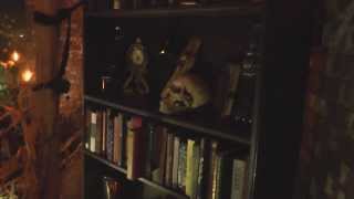 Haunted Bookcase Halloween 2013 [upl. by Sualakcin100]