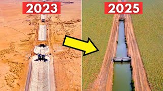 Unbelievable Egypt Is Building A 100Km RIVER In the DESERT [upl. by Eneladgam781]