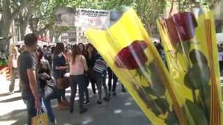 116 parades a la Rambla de Figueres aquest Sant Jordi 2014 [upl. by Lockwood]