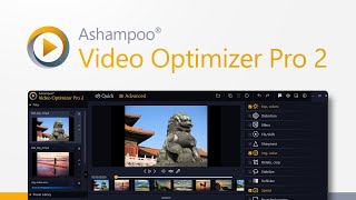 Ashampoo Video Optimizer Pro 2  Brillant videos [upl. by Inglebert]