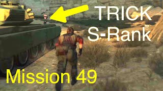 MGSV Phantom Pain  Trick SRank Mission 49 Subsistence Occupation Forces  Episode 49 Secrets [upl. by Summers]