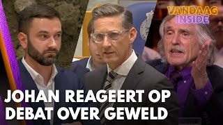 Johan reageert op Tweede Kamerdebat over geweld in Amsterdam  VANDAAG INSIDE [upl. by Bunns]