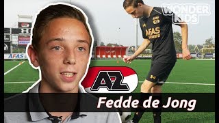 AZtalent Fedde de Jong 14 quotHoop ooit bij Barcelona te spelenquot [upl. by Nivlen]