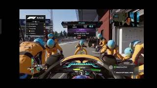 Last to first challenge in Spa F1 23 [upl. by Nason]