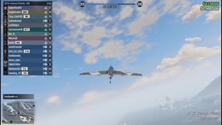 GTA Online  Starling vs F160 Raiju Dogfight [upl. by Adham]