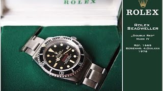 Rolex SeaDweller Vintage quotDouble redquot Ref 1665 Mark IV [upl. by Margarete556]