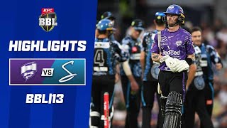 Hobart Hurricanes v Adelaide Strikers  BBL13 [upl. by Tierza]