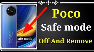 Poco x3 Safe Mode Off Make Online PocoPoco mobile safe mode removeOnline mobile problem solve [upl. by Rombert]