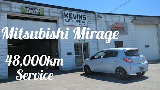 Mitsubishi Mirage 48000 km service and valuable car advice [upl. by Bale596]