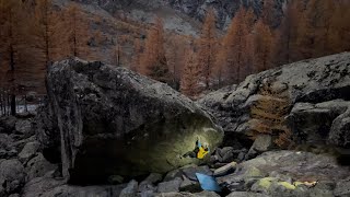 Ailefroide Bouldering  Hania 712  8a [upl. by Notnirt110]