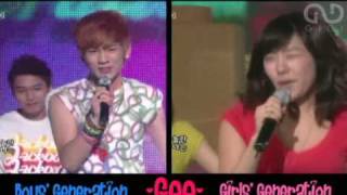 Boys amp Girls Generation  Gee live duet [upl. by Dierdre]