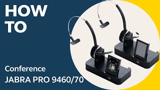 Jabra Pro™ 946070 How to conference  Jabra Support [upl. by Jecho983]