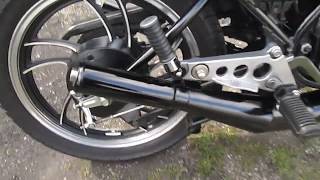 Yamaha RD250LC new quotshort canquotAllspeeds fitted [upl. by Dnumde958]