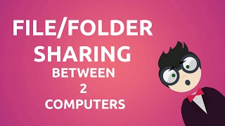 Share Files Between Two Computers [upl. by Waugh]