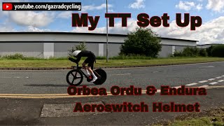 My Time Trial Set Up  Orbea Ordu TT amp Endura Aeroswitch Quick Look [upl. by Barbabra]