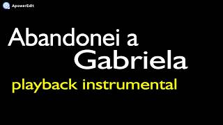 MC V7 Abandonei a Gabriela  Playback Instrumental karaoke [upl. by Ahsitul]