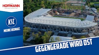 Aus der Gegengerade wird die Osttribüne  Karlsruher Wildpark  Die Stadionbaustelle [upl. by Gradeigh]