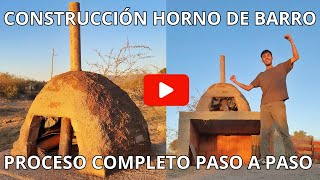 Construcción de un horno de barro paso a paso [upl. by Notnelc961]