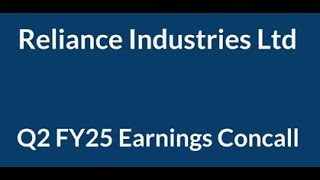 Reliance Industries AI Generated Q2 FY 25 earnings concall in podcast form [upl. by Vinna]