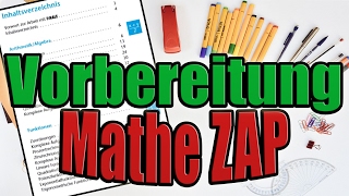 Abschlussprüfung in Mathe  Vorbereitung  Tipps  2018 [upl. by Euqinitram182]