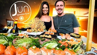 O Rodizio Japonês Completo e Barato I Jun Jardins  Rodizios de sushi no Brasil 8 Gaba\ [upl. by Noir]