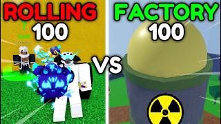 Blox Fruits 100 Factory vs 100 Fruit Rolls Comparision OMG [upl. by Honey]