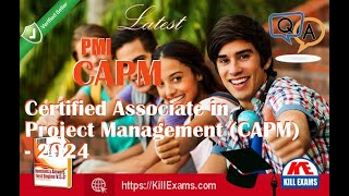 Pass CAPM Certified Associate in Project Management  2024 Exam with these Practice Test [upl. by Dihsar917]