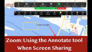 Zoom How to Annotate When Using Screen Sharing [upl. by Hepsibah]