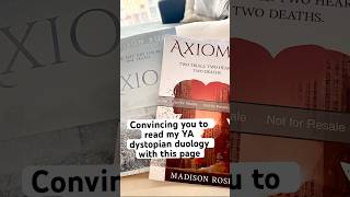 Axiom out now dystopian axiom books bookseries bookrecommendations bookrecs yabooks [upl. by Tennek]