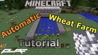 How to Make an Automatic Wheat Farm in Minecraft Xbox [upl. by Ekaterina840]