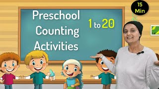 quotCounting 1 to 20 Engaging Preschool Activities for Effective Learningquot  Kids educational Videos [upl. by Kwan509]