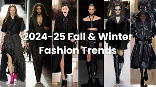 202425 FallWinter Fashion Trends Runway Recap amp MustHaves [upl. by Chickie]