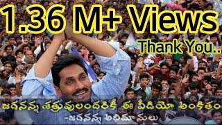 గుండెలు పిండేసే అదిరిపోయే సాంగ్Jagan Anna SongPrajasankalpa Yatra SongYSRCP SONGSPadayatra [upl. by Adniled]