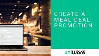 Uniware Cloud  Create a Meal Deal Promotion [upl. by Argyle]