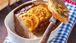 Recette  Terrine de canard à l’orange [upl. by Ruella]