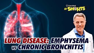 SHORTS Lung Disease Emphysema vs Chronic Bronchitis [upl. by Nylekcaj]