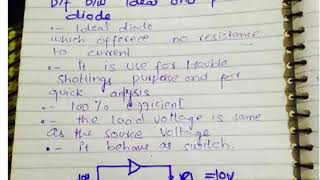 ideal diode [upl. by Adnilra]