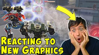 Manni Reacting To NEW WR REMASTERED Graphics on Powerplant  War Robots WRR [upl. by Vonny20]