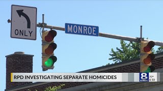 Rochester Police Department investigating homicides [upl. by Johanan]