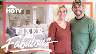 Dull Space Renovates into Dream Home  Fixer to Fabulous  HGTV [upl. by Dirtsa]